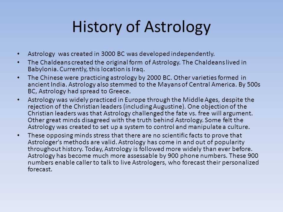 Why Was Astrology Created?